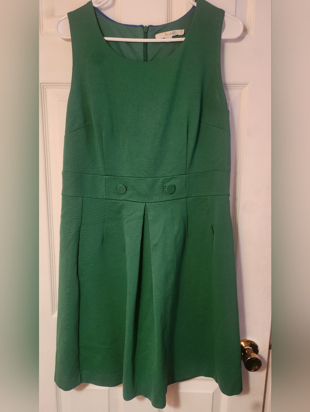Boden Emerald Green A-Line Dress-Skirt
